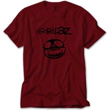 Gorillaz Smile Kırmızı Tişört Liyada