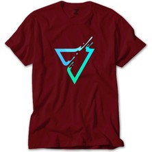 Triangle Logo Kırmızı Tişört Liyada