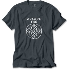 Arcade Fire Reflektor Füme Tişört Liyada