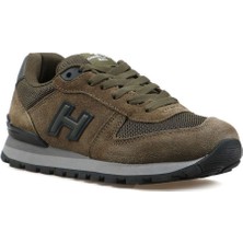 Hammer Jack 102 19250-G Peru Haki Kadın Hakiki Deri Spor Ayakkabı