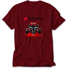 F1 Audi Sport Formula Kırmızı Tişört Liyada