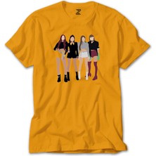 Blackpink Digital Sarı Tişört Liyada