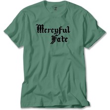 Mercyful Fate Logo Text Yeşil Tişört Liyada