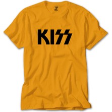 Kiss Logo 2 Sarı Tişört Liyada