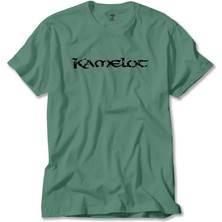 Kamelot Logo Yazı Yeşil Tişört Liyada