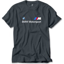 Bmw Logo M Power Motorsport Füme Tişört Liyada