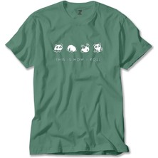 Baby Panda Rolling Yeşil Tişört Liyada