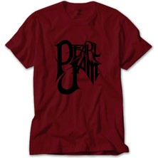 Pearl Jam Retro Kırmızı Tişört Liyada