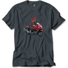 Suzuki Hayabusa Gsx R 1300 Füme Tişört Liyada