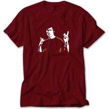 Bruce Lee Figure Kırmızı Tişört Liyada