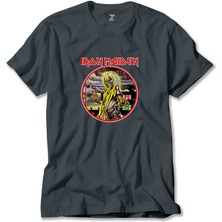 Iron Maiden Killers Füme Tişört Liyada
