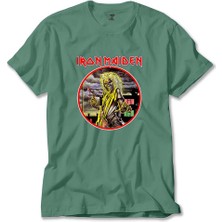 Iron Maiden Killers Yeşil Tişört Liyada