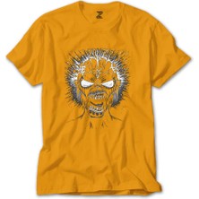 Iron Maiden Skull Sarı Tişört Liyada