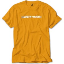 Marilyn Manson Classic Sarı Tişört Liyada