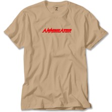 Annihilator Logo Krem Tişört Liyada