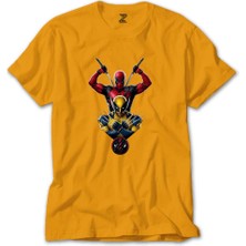 Deadpool Wolverine Warrios Sarı Tişört Liyada