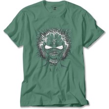 Iron Maiden Skull Yeşil Tişört Liyada