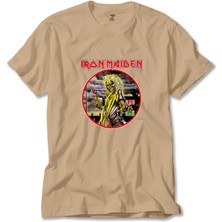 Iron Maiden Killers Krem Tişört Liyada