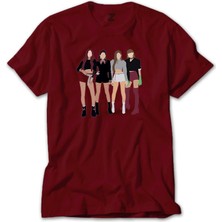 Blackpink Digital Kırmızı Tişört Liyada