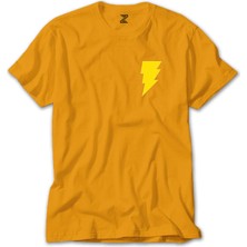 Black Adam Yellow Logo Sarı Tişört Liyada