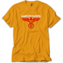 Marilyn Manson Spread Eagle Sarı Tişört Liyada