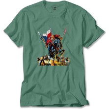 Iron Maiden Warriors Yeşil Tişört Liyada