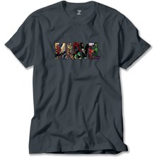 Marvel Heroes In Post 2 Füme Tişört Liyada