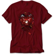 Iron Man Body Kırmızı Tişört Liyada
