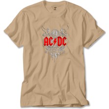 Ac Dc Black Ice Design Krem Tişört Liyada