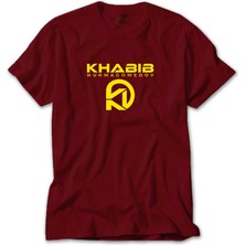 Khabib Logo Kırmızı Tişört Liyada