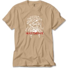 Iron Maiden Long Sleeve Krem Tişört Liyada