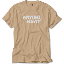 Miami Heat White Krem Tişört Liyada
