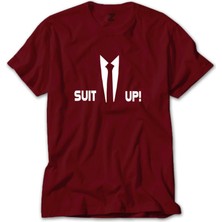 How I Met Your Mother Suit Up Kırmızı Tişört Liyada