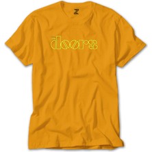 The Doors Logo Yellow Sarı Tişört Liyada