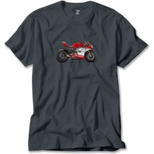 Ducati 1299 Ducati Panigale V4 Füme Tişört Liyada