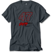 Moto 47 Racing Team Füme Tişört Liyada