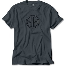 Deadpool Logo Füme Tişört Liyada