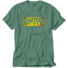 Pantera Cowboys From Hell Text Yeşil Tişört Liyada