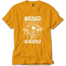 Avenged Sevenfold Damen Sarı Tişört Liyada