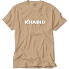 Khabib Logotype Krem Tişört Liyada