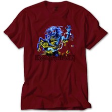 Iron Maiden Sleeve Kırmızı Tişört Liyada