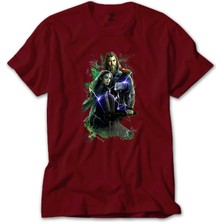 Thor Stained Banner Kırmızı Tişört Liyada