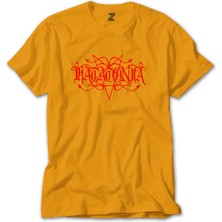 Katatonia Logo Red Sarı Tişört Liyada