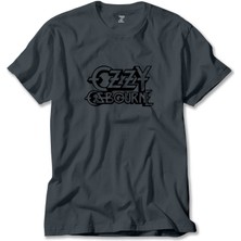 Ozzy Osbounre Logo Füme Tişört Liyada