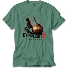 Dying Light Stay Human Yeşil Tişört Liyada