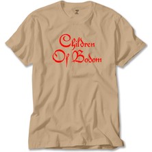 Children Of Bodom Yazı Krem Tişört Liyada