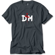 Depeche Mode Logo Füme Tişört Liyada