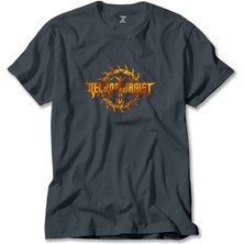 Necrophagist Logo Füme Tişört Liyada