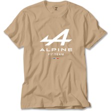Alpine F1 Krem Tişört Liyada