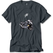 Suzuki Hayabusa Stompgrip Füme Tişört Liyada